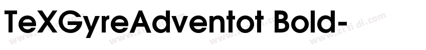TeXGyreAdventot Bold字体转换